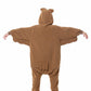 Canasour Kids Owl Onesie Halloween Cosplay Costume Girls Animal Unisex Outfuit One Piece Hooded Soft Pajamas Brown Party 6-8 Yea