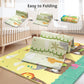 Foldable Baby Play Mat,71X59 Inches Play Mat For Indoor And Outdoor, Reversible Foam Padded Perfect For Playtime And Tummy Time,