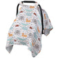 Muslin Carseat Canopy for Girl Boy, Metplus Lightweight Infant Car Seat Cover, Breathable Baby Carrier Newborn Stroller Covers, 