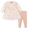 Gerber Baby Girls' 2-Piece Dress & Legging Set, Woodland, 18 Months