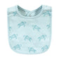 Hudson Baby Unisex Baby Cotton Bibs, Sea Turtle, One Size