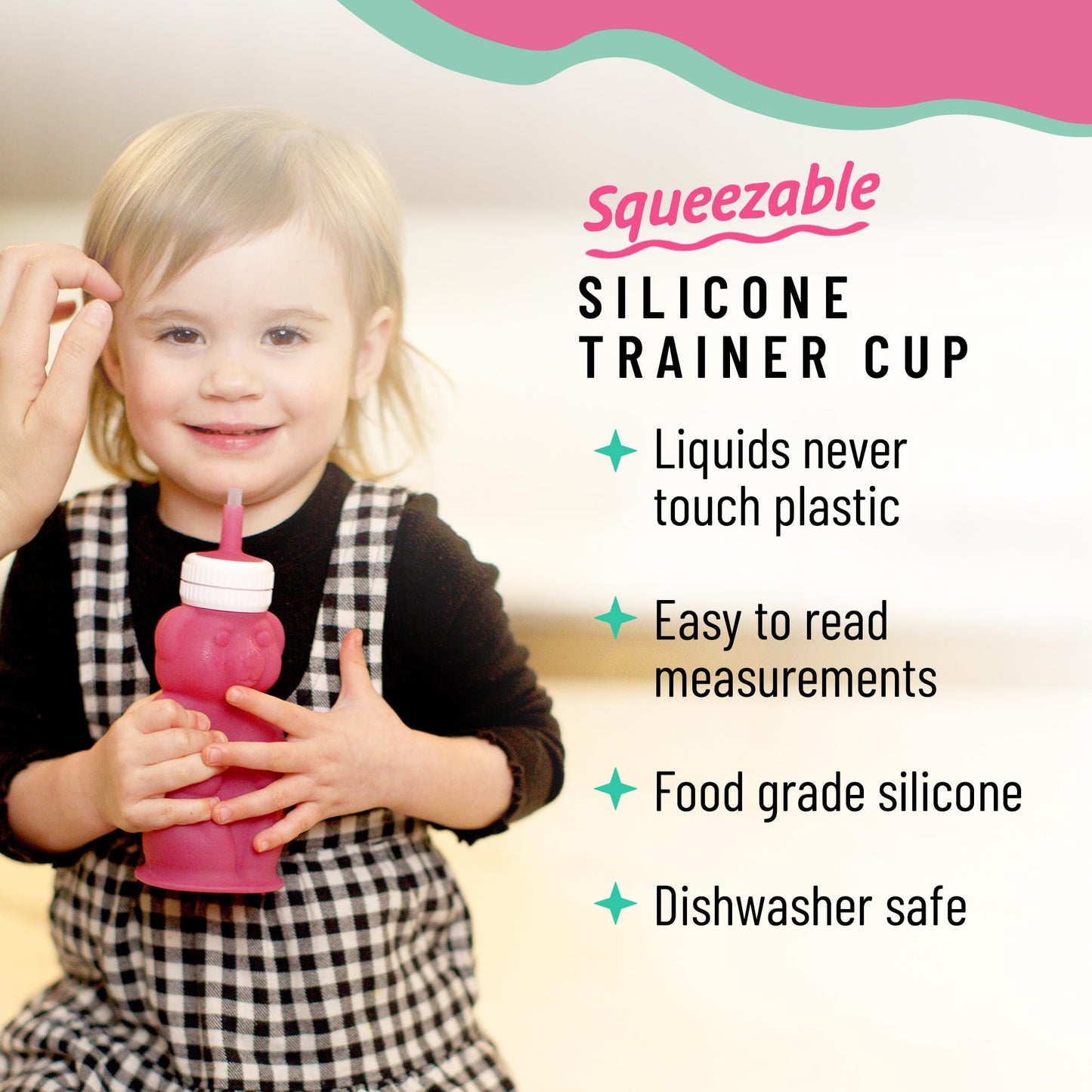 Legendairy Milk Honey Bear Straw Cup Silicone For Babies (Green), 8 Oz. Dishwasher Safe Baby Straw Cup, Food Grade Silicone, Hon
