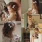 20 Pcs Hair Clips For Girls With Bows Holder Flower,2' Fully Lined Alligator Clips And Barrettes,Handmade Hair Accessories For