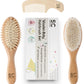 Baby Hair Brush And Baby Comb Set For Newborn, Boy And Girl - Wooden Baby Brush W/Soft Goat Bristles For Cradle Cap - Infant, To