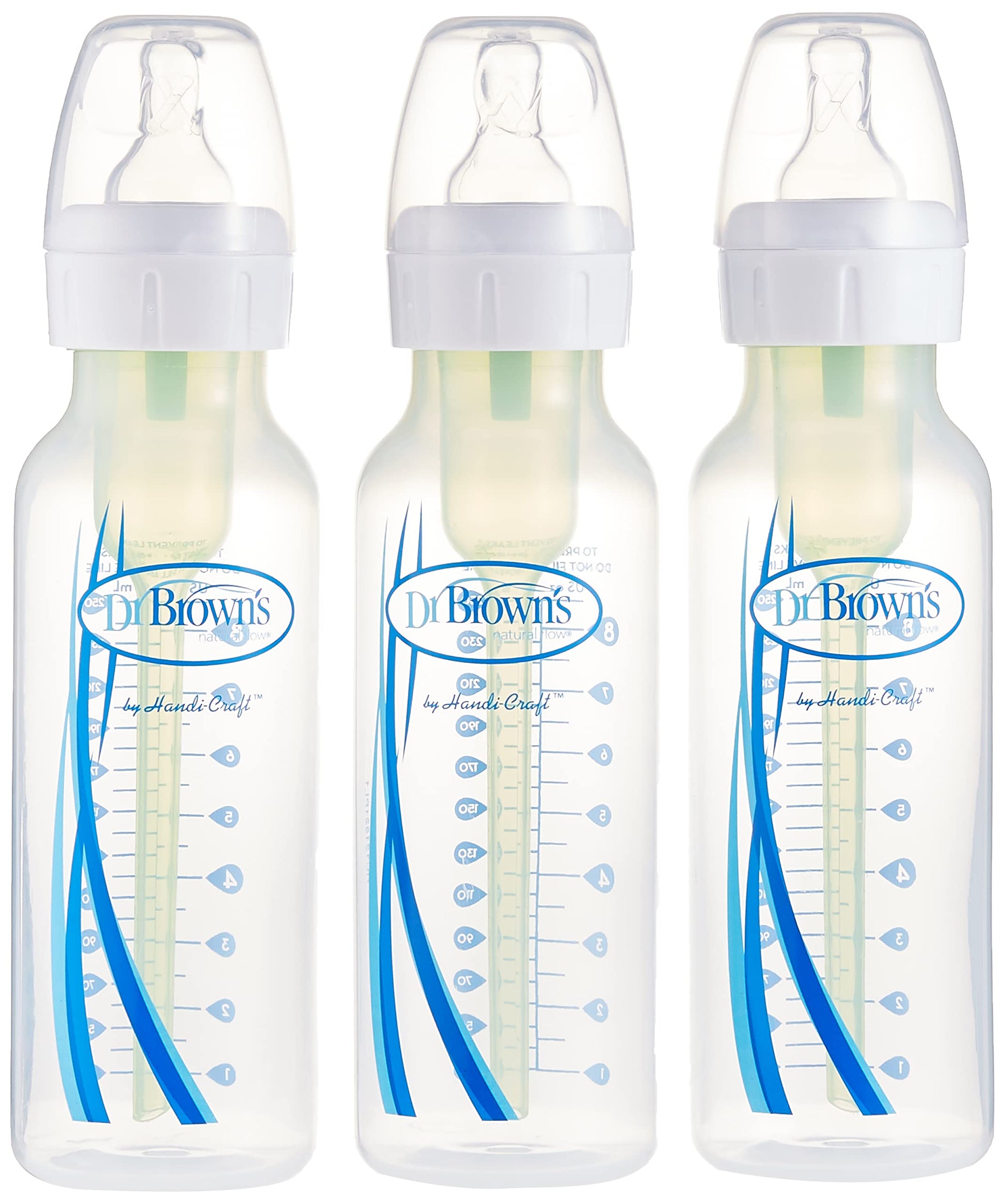 Dr. Brown'S Options Narrow, 3 Pack, Clear, 8 Ounce