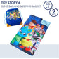 Disney Toy Story 4 Sling Bag And Cozy Lightweight Sleeping Bag, 46    L X 26    W, Ages 3+
