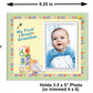 My First Great Grandson Picture Frame | New Great Grandparent Baby Announcement Gift - Sized For Tabletop 8.25 X 7 In | Holds A