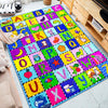 Teytoy Baby Cotton, Crawling Mat Super Soft Carpet Plush Surface Non-Slip Design,Floor Playmat For Kids Area Rugs Learning Alpha