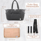Diaper Bag Tote Baby Nappy Changing Bag Multifunction Large Baby Travel Handbag For Mom (Black)