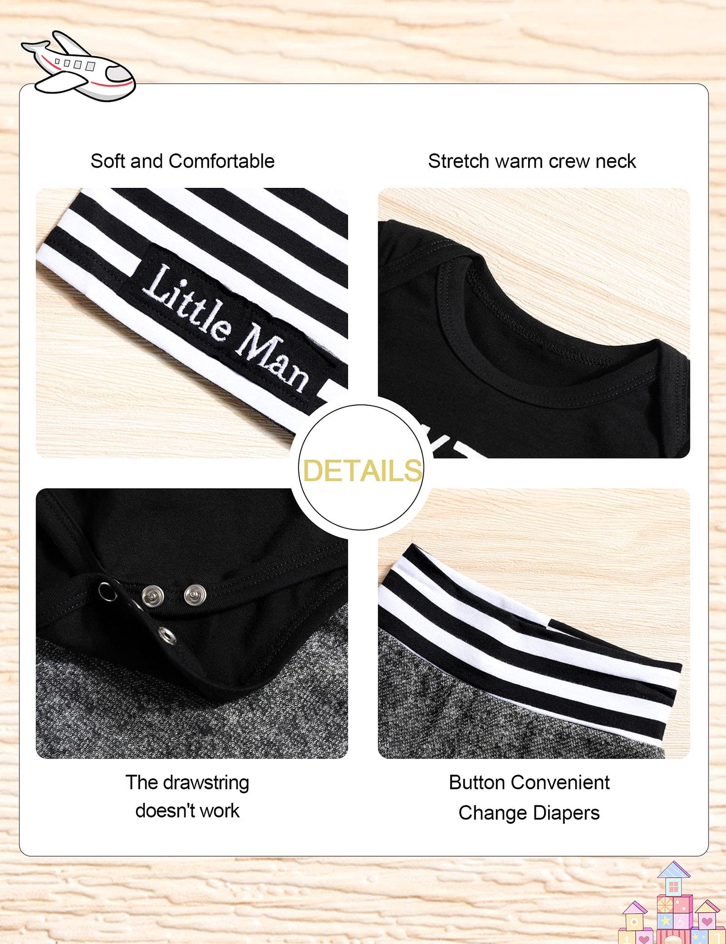 Baby Boy Clothes Newborn Boy Outfits Long Sleeve Cooler Version Of Dad Romper + Pants Baby Clothes Boy Fall Winter Baby Boy'S Cl
