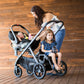 Joovy Qool Stroller, Customizable Stroller, Single, Double, Triple, Black Melange