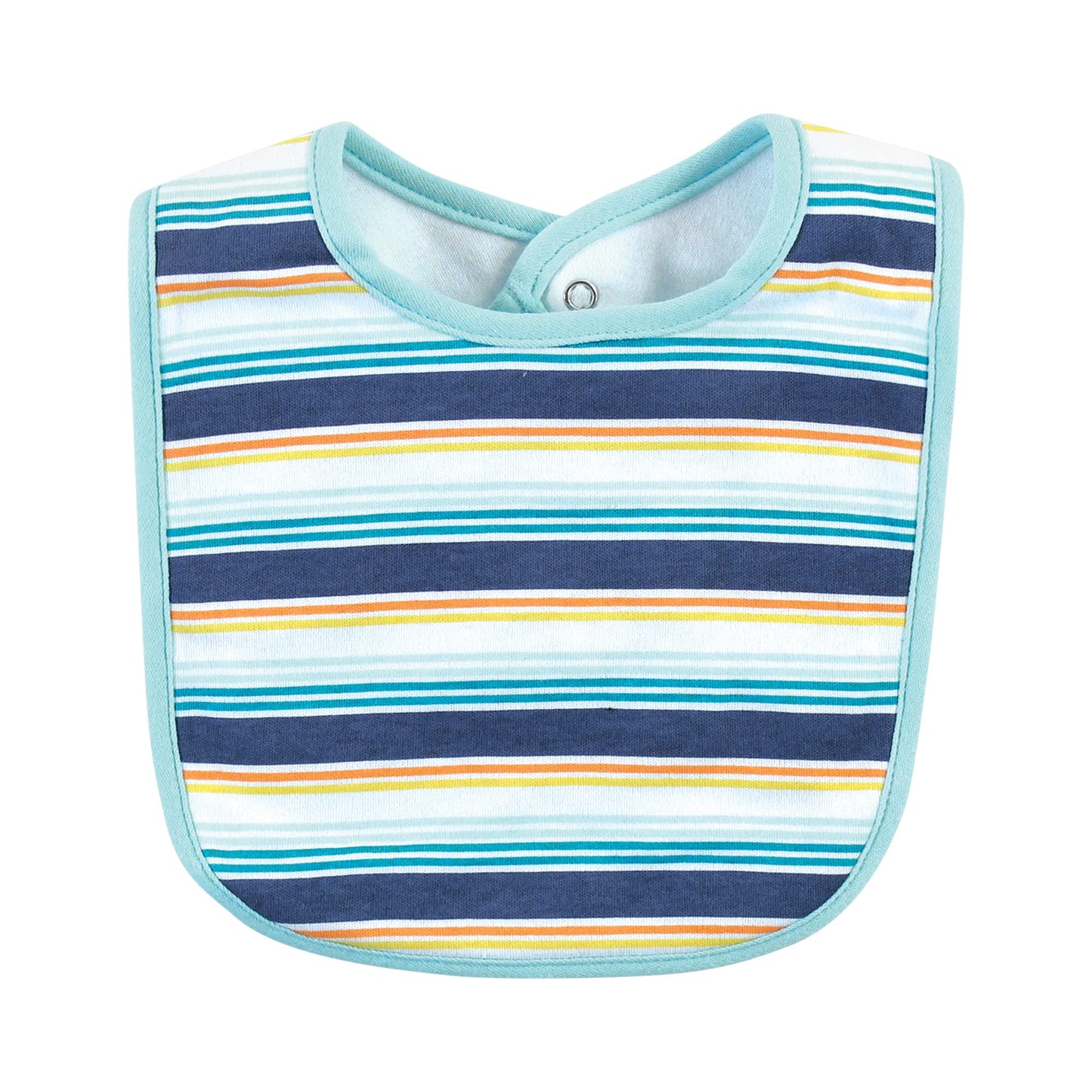 Hudson Baby Unisex Baby Cotton Bibs, Surfer Dude, One Size