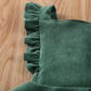 Mersariphy Toddler Baby Infant Tutu Sleeveless Vest Dress Backless Cute Romper Newborn Kid Ruffle Skirt, Ages For 6M-5T (Green,