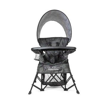 Baby Delight Go With Me Venture Portable Chair  Indoor And Outdoor  Sun Canopy  3 Child Growth Stages  Carbon Camo
