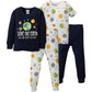 Gerberbaby Boystoddler Snug Fit 4-Piece Pajama Setblue Earth12 Months
