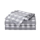 Eddie Bauer Home Sheets Cotton Percale Bedding Set, Crisp  Cool, Stylish Home Decor, Twin, Lakehouse Plaid Greywhite