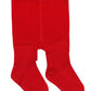 Bear Mum Baby Girls' Seamless Organic Cotton Tights Red, Red, Size 6-12Month