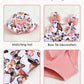 Mioglrie Toddler Girl Bathing Suit 4T 5T Swimsuit Girls Toddler Beach Swim Suit 2 Piece Pink Butterfly Bikini Summer Swimwear Ta