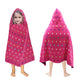 Original Kids Hooded Bath Towel Wrap - 100% Cotton Jacquard Reversible Large Hooded Kids Towel - Toddler Shower Pool Beach Towel