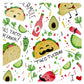 Bapronbaby Taco Party Splash Mat - Waterproof Catch-All For Under High Chairs, Floors, Tables, Playtime Or Arts & Crafts - Machi