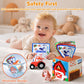 MPQMPQ Baby Tissue Box Toy Farm Crink Plush,Whats Inside Box Montessori Toys with Rattle,Crinkle,Mirror for Babies 6 9 12 18 Mon