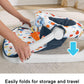 Fisher-Price Portable Baby Chair, Darling Dots Sit-Me-Up Floor Seat With Bpa-Free Teether & Clacker Newborn Developmental Toys