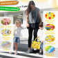 Esjay Toddler Busy Board Montessori Toys for Boys Girls, Sensory Board Educational Activities for Learning Fine Motor Skills, Bi
