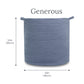 Natemia Large Storage Basket (15' X 15' X 14') - Woven Baskets For Storage, Baby Storage Basket And Toy Organizer, Blanket Ba