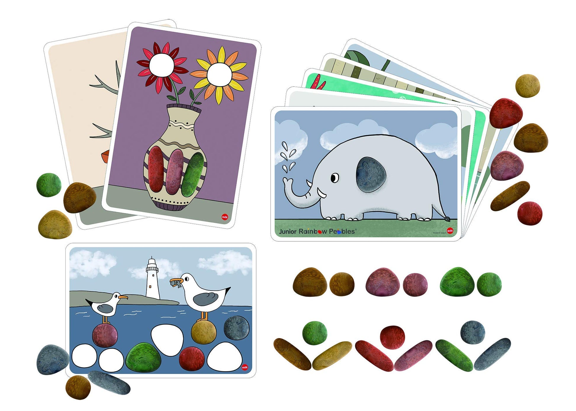 JUNIOR RAINBOW PEBBLES ECOFRIENDLY