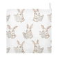 vvfelixl Baby Muslin Washcloths Bunny Reading Newspapers Baby Burp Cloths Cotton Babys Face Towel for Newborn Infants Boys Girls