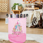 Langyashan Storage Bin, Canvas Fabric Collapsible Organizer Basket For Laundry Hamper,Toy Bins,Gift Baskets, Bedroom, Clothes,Ba