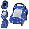Pea Pod Car Seat Cover Baby, Infant Car Seat Canopy Covers for Newborn with 2 Layers Windows of Breathable Mesh Fabric, Lightwei