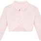 Lilax Baby Girls Knit Long Sleeve Button Closure Bolero Cardigan Shrug 12-18 Months Pink
