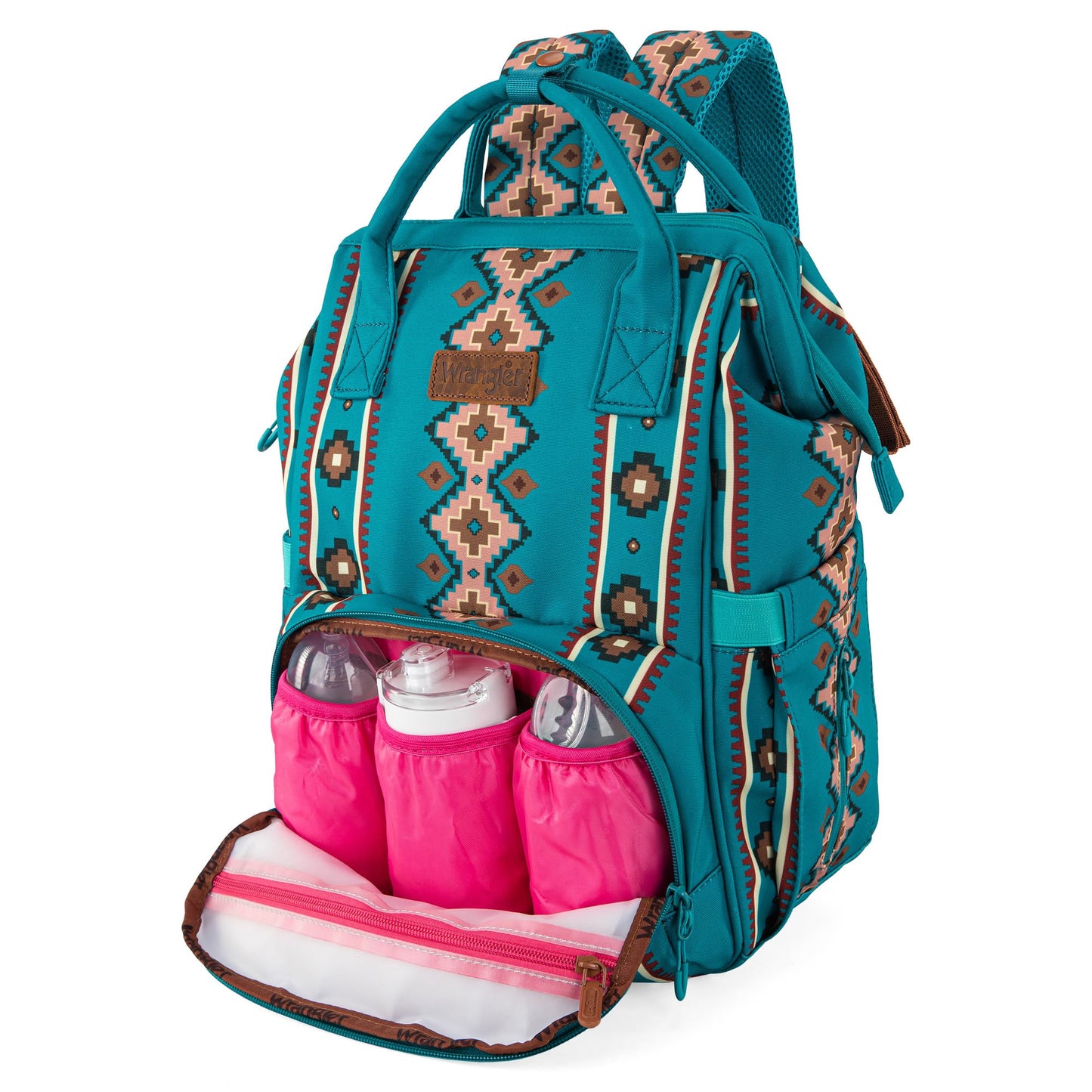 Montana West Wrangler Callie Diaper Bag Backpack With Stroller Straps Multifunction Baby Travel Bag Wg2204-9110Tq