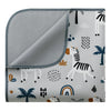 Blissful Diary Baby Splat Mat For Under High Chair, 51 X 51 Inch Splash Mat, Waterproof And Washable Spill Mat, Anti-Slip Floor