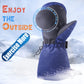 Winter Kids Waterproof Gloves For Boys Girls Snow Ski Toddler Baby Mittens Outdoor For Infant Teens 1-5T (N-Navy, M(2-4T))