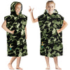 Sun Cube Kids Changing Robe Surf Poncho, Kids Beach Towels, Hooded Towel For Toddler Bath Pool, Microfiber Quick Dry Wearable To