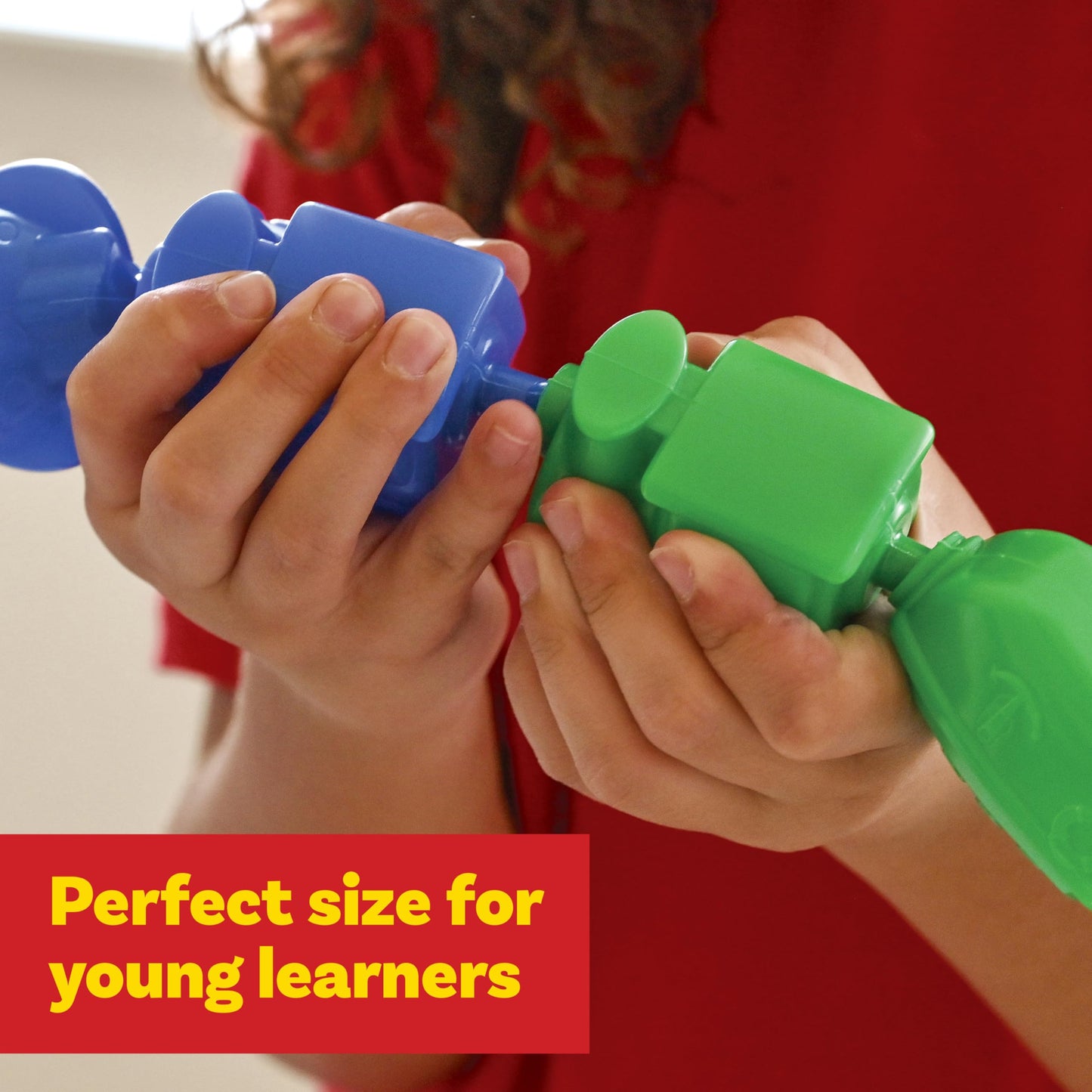 LEARNING ADVANTAGE Transportation Linking Blocks - Set of 36 - Ages 18m+ - Connecting Blocks for Toddlers - Early Construction,