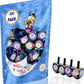 The Dreidel Company Multi Colored Hand Painted Wooden, The Hanukkah Game, Let'S Play Dreidel (100-Pack)