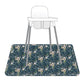 Bapronbaby Boho Floral Splash Mat - Waterproof Catch-All For Under High Chairs, Floors, Tables, Playtime Or Arts & Crafts - Mach