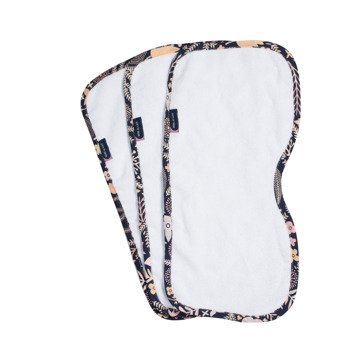 Bebe Au Lait Cotton Burp Cloth Set - Haven