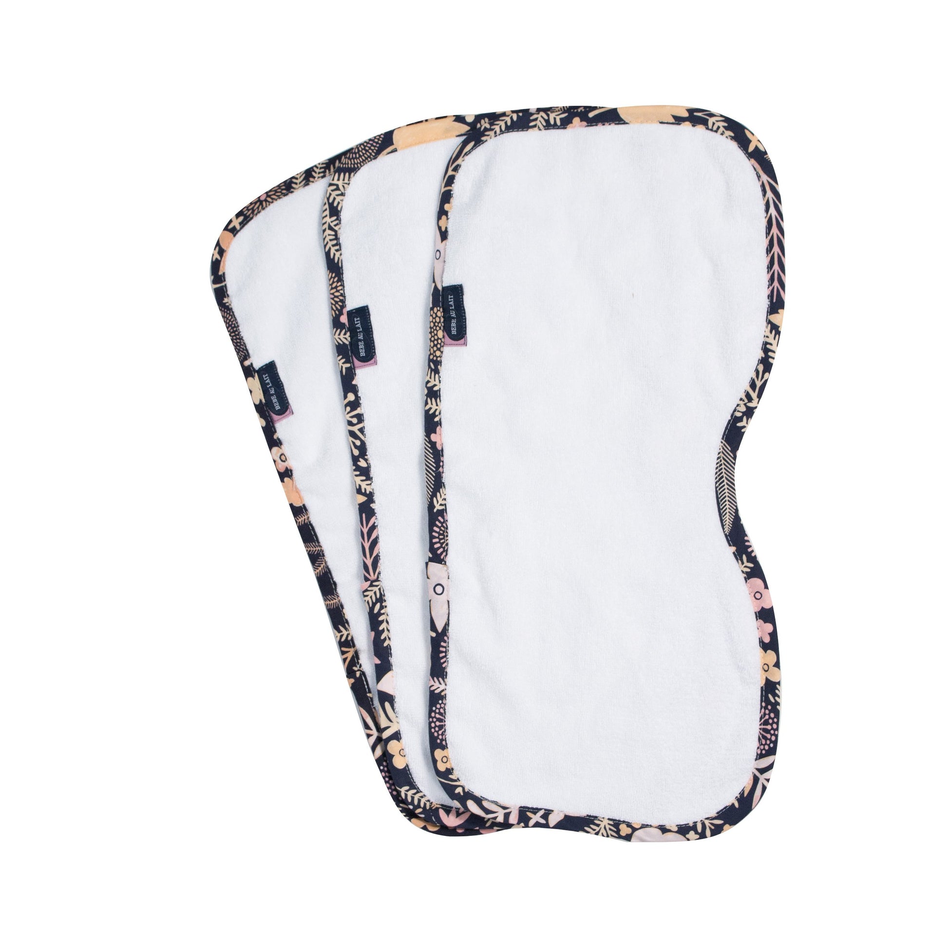 Bebe Au Lait Cotton Burp Cloth Set - Haven