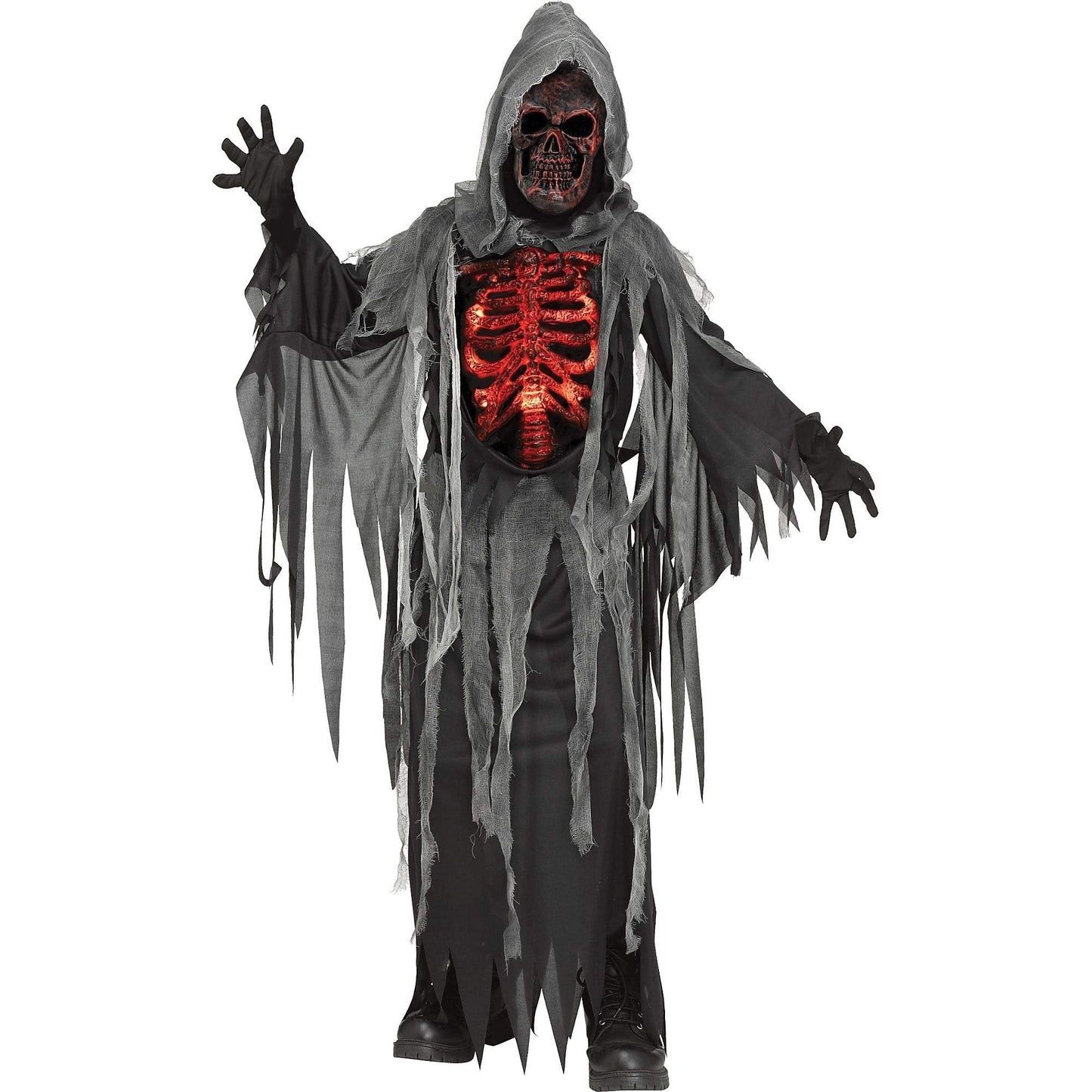 Fun World Smoldering Reaper Costume, Medium, Multicolor