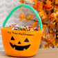 Reece Studio My First Halloween Basket, Plush Pumpkin Trick Or Treat Candy Bag, Fall Pumpkin Tote For Baby Girl Or Baby Boy, Bab