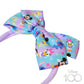 Luv Her Adorable Baby Headband Bows - Soft Elastic Hair Accessories For Girls, Printed Colorful Headbands