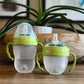 Straw Cup Conversion Kit For Comotomo Baby Bottles 2-Count, Food Grade Silicone Straw Nipples, All Silicone Weighted Straw, Bott