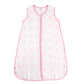 Hudson Baby Unisex Baby Muslin Cotton Sleeveless Wearable Sleeping Bag, Sack, Blanket, Damask, 12-18 Months