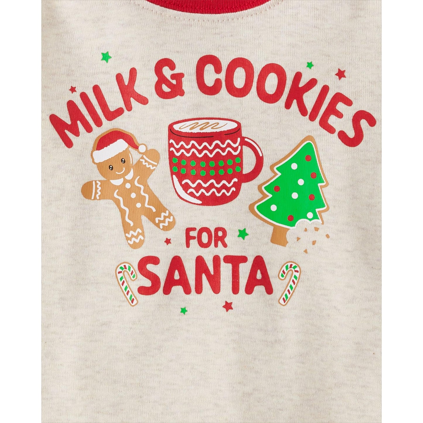 The Children'S Place,Unisex Baby,And Kids, Sibling Matching, Holiday Pajama Sets, Cotton,Milk And Cookies For Santa,6