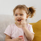 Teensy Peepsy 2 Pack Silicone Baby Cups 6-12 Months Infants, Tiny Cup For 4 Months+ Baby Girl Gift Set, Open Cup For Baby Led We