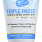 Triple Paste Diaper Rash Cream, Hypoallergenic Medicated Ointment For Babies, 2 Oz (Pack Of 3)